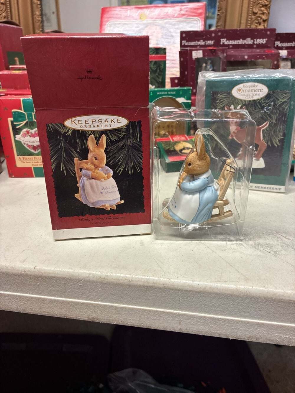 Hallmark Keepsake Ornament “Baby's First Christmas” 1996 Beatrix Potter.
